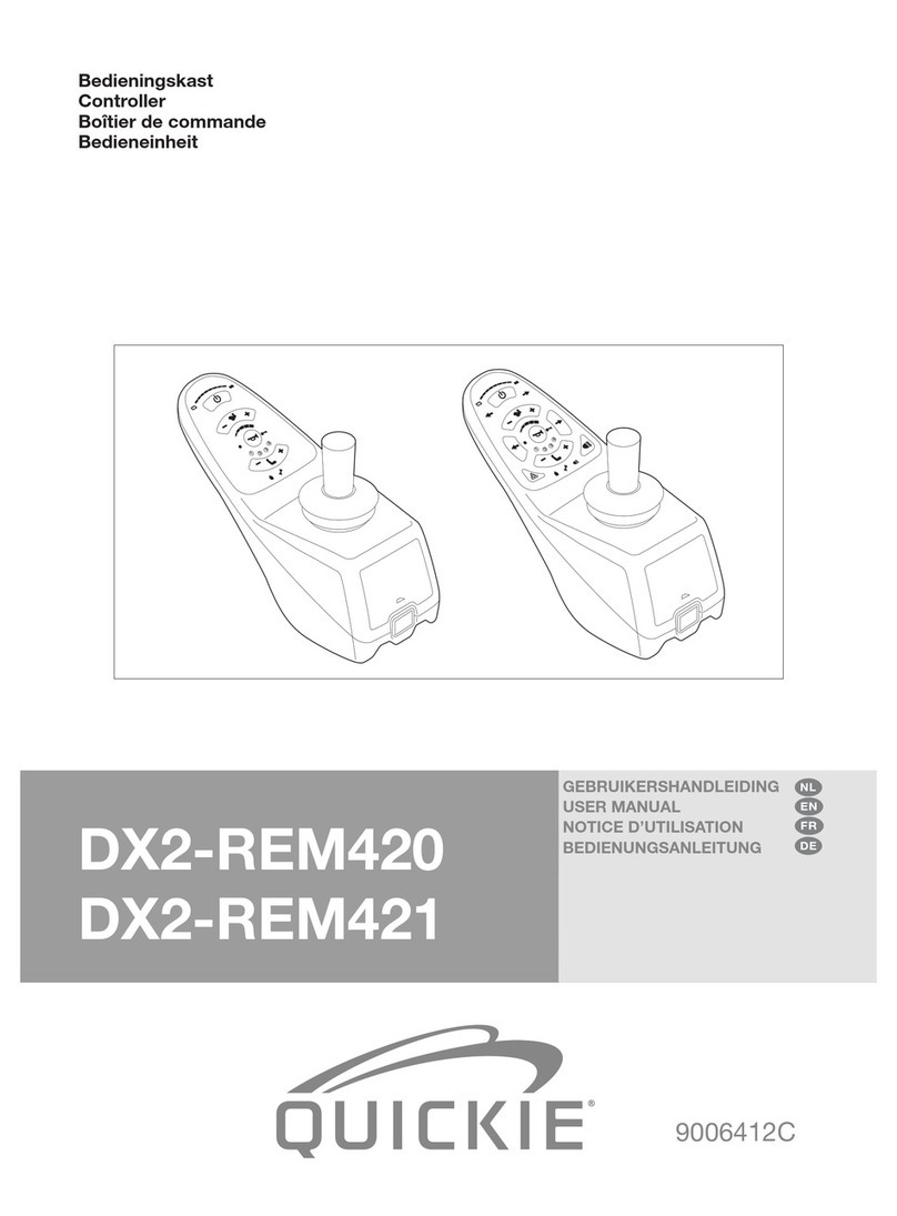 Quickie DX2-REM420 user manual
