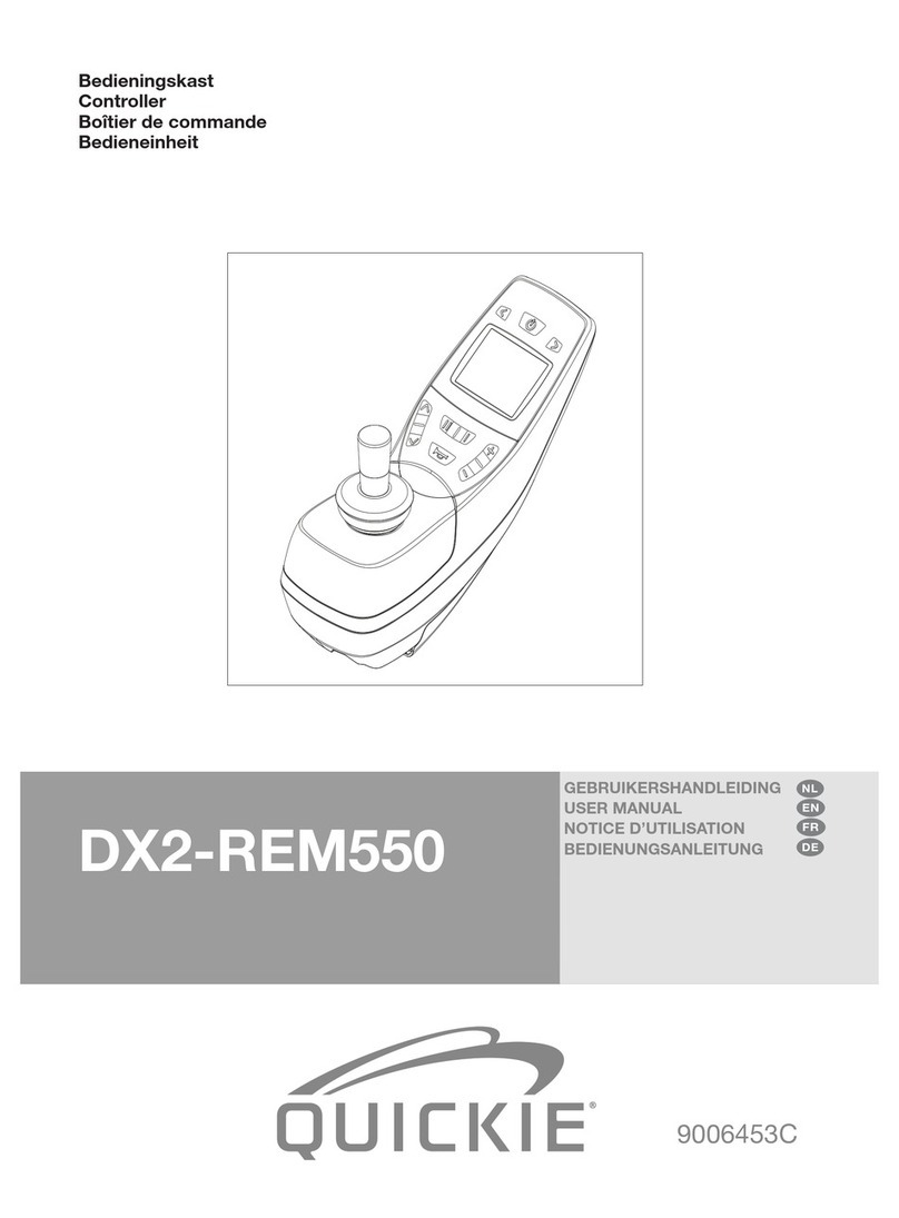 Quickie DX2-REM550 User manual