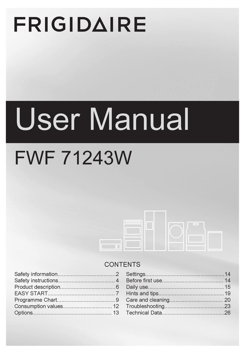 Frigidaire FWF 71243W User manual Frigidaire FWF 71243W User manual
