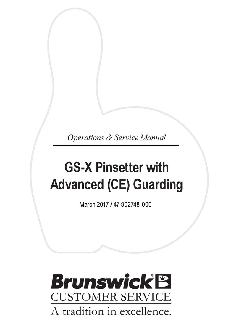 Brunswick GS-X Series Installation and operating instructions