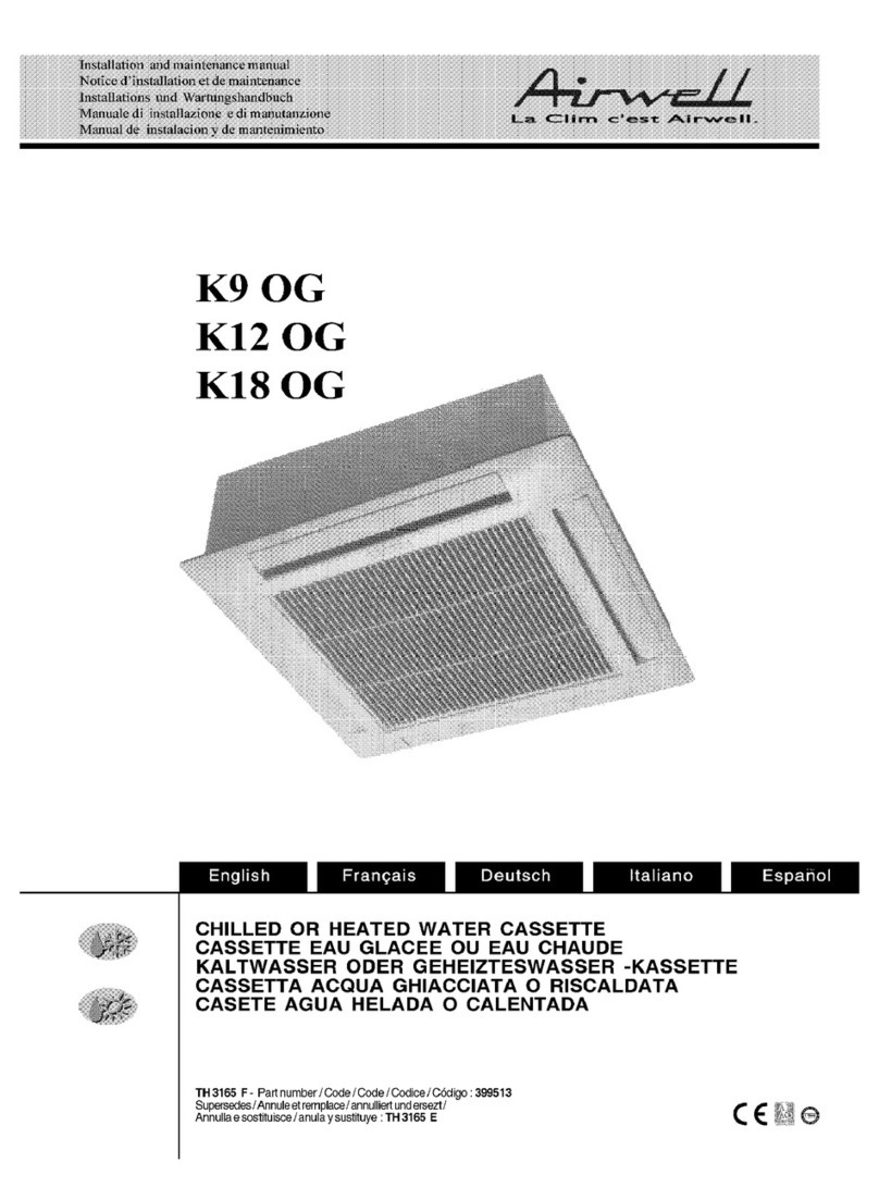 Airwell K9 OG 2T SV Manual