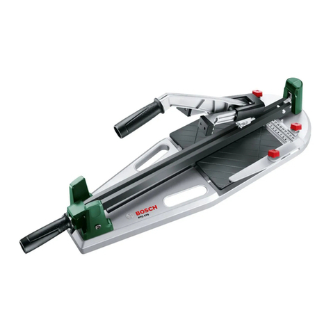 Bosch PTC 470 Original instructions