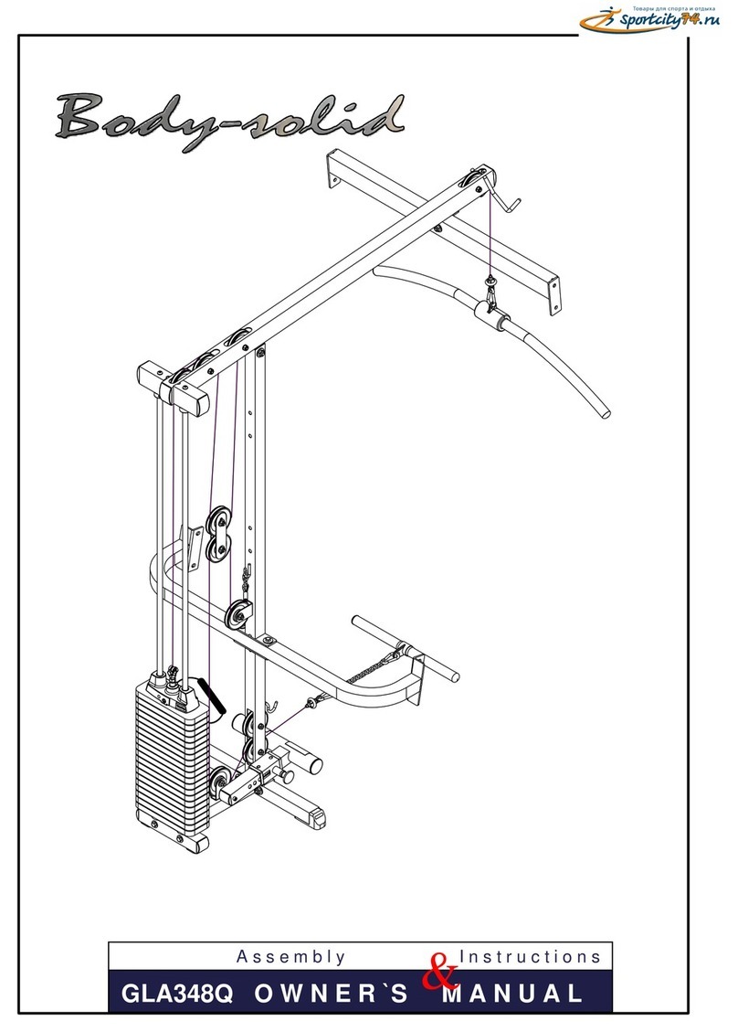 Body Solid GLA348Q User manual