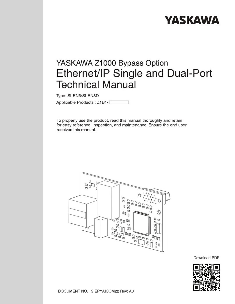 YASKAWA SI-EN3 User manual