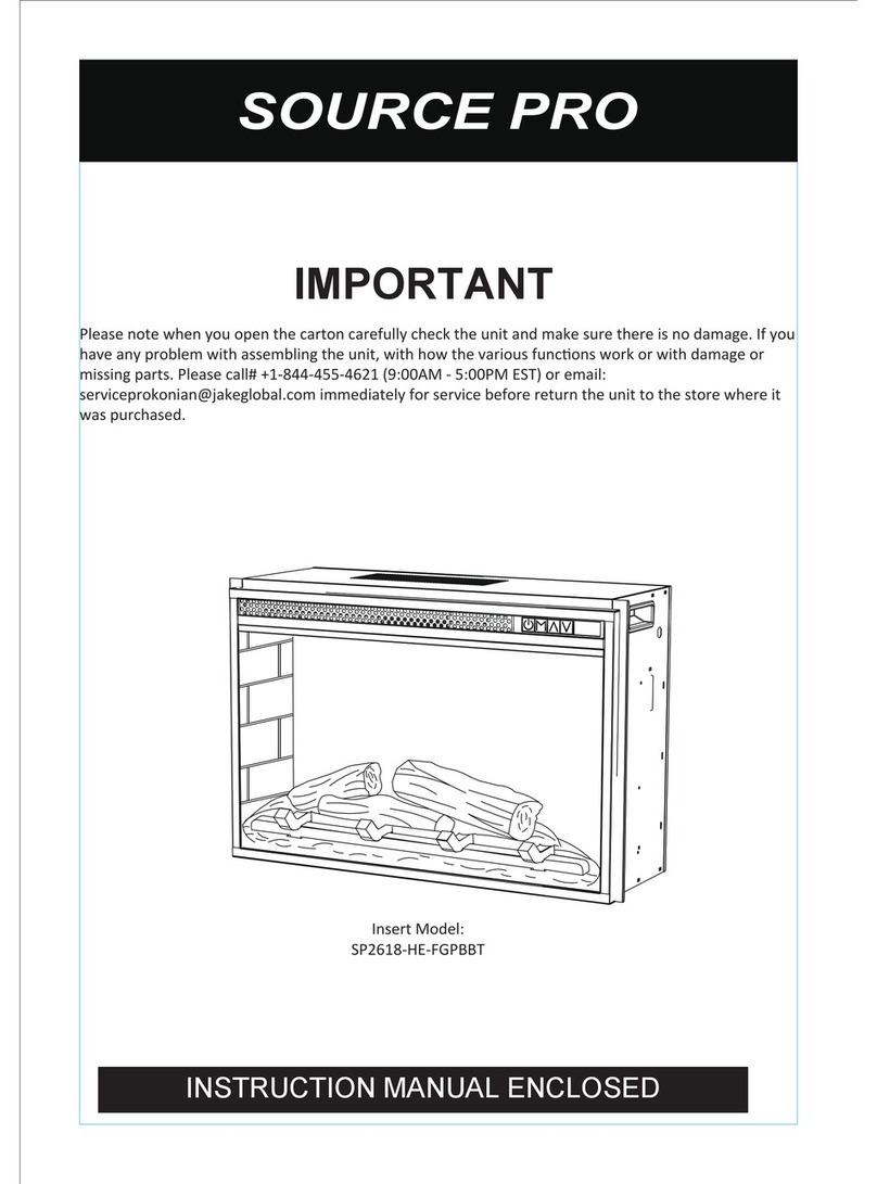 Source Pro SP2618-HE-FGPBBT Owner's instruction manual Source Pro SP2618-HE-FGPBBT Owner's instruction manual