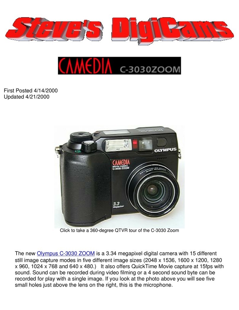 Olympus CAMEDIA C-3030 Zoom manual