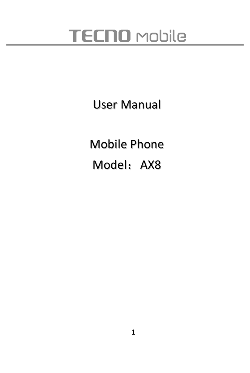 TECNO MOBILE LIMITED AX8 User manual TECNO MOBILE LIMITED AX8 User manual