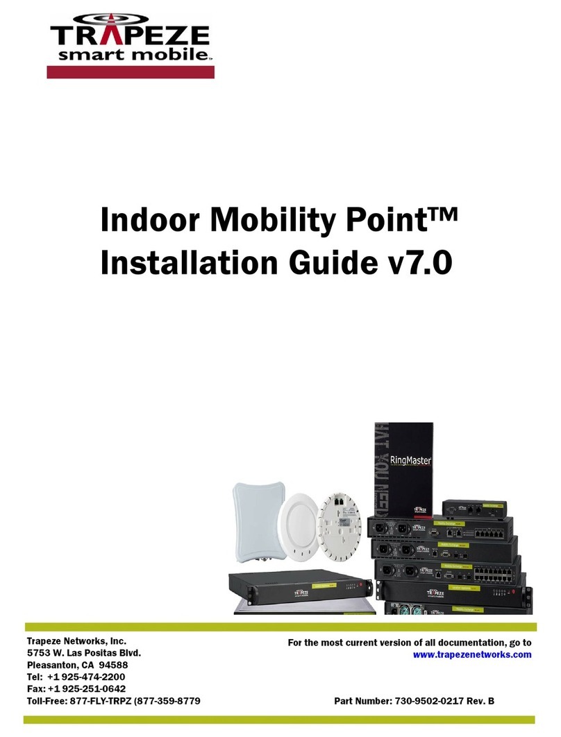 Trapeze Networks Indoor Mobility Point MP-432 installation guide