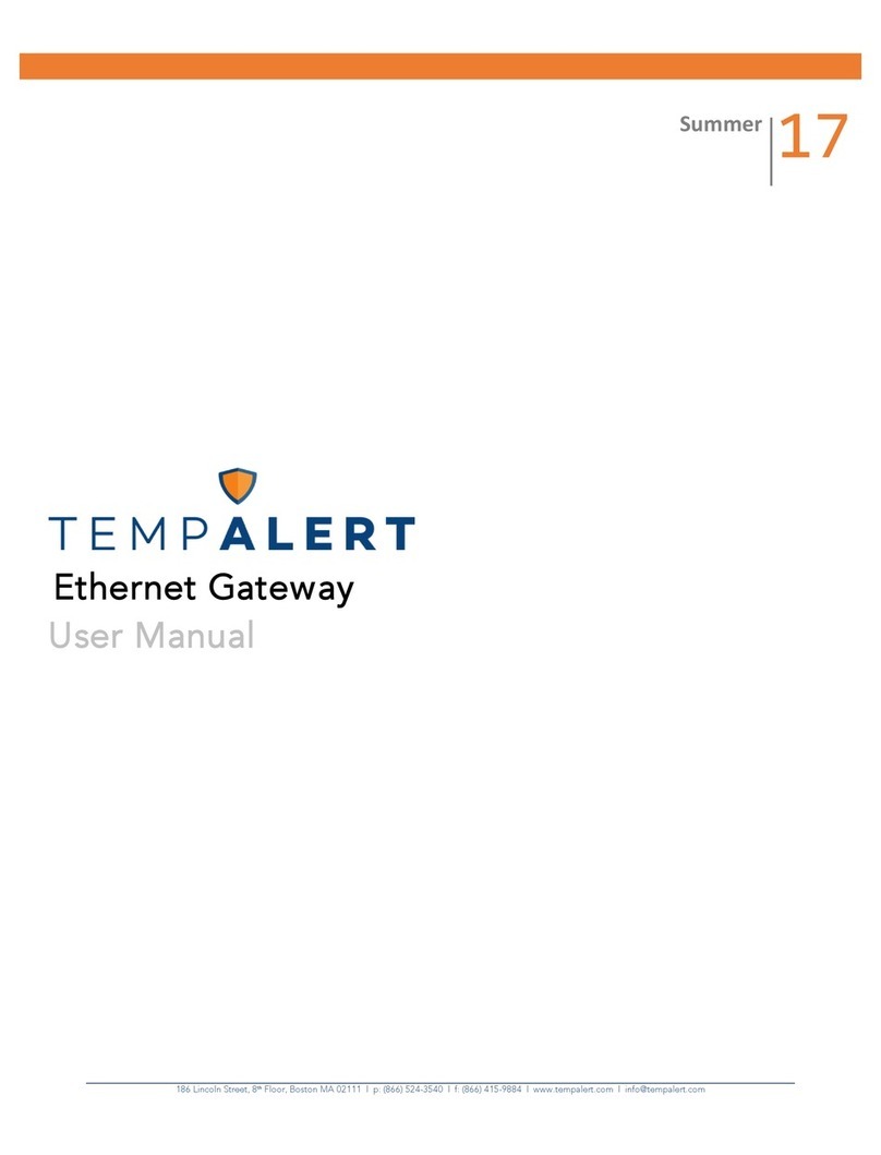 TempAlert TM-WIFI440-Z user manual