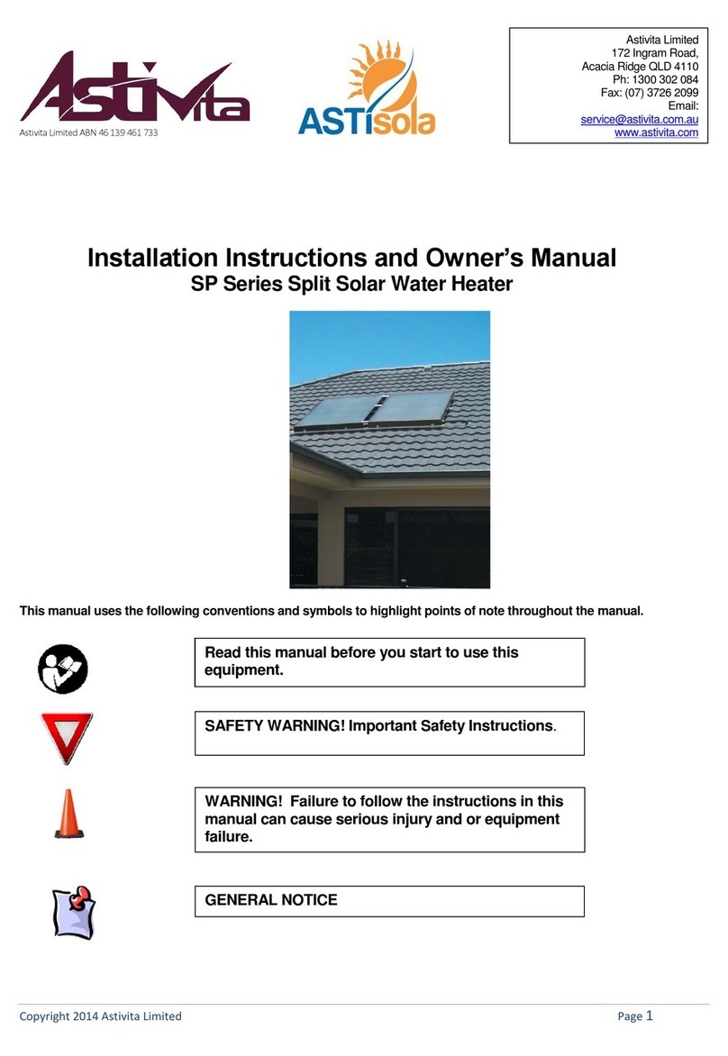 Astivita SPS-270 Installation instructions and owner's manual