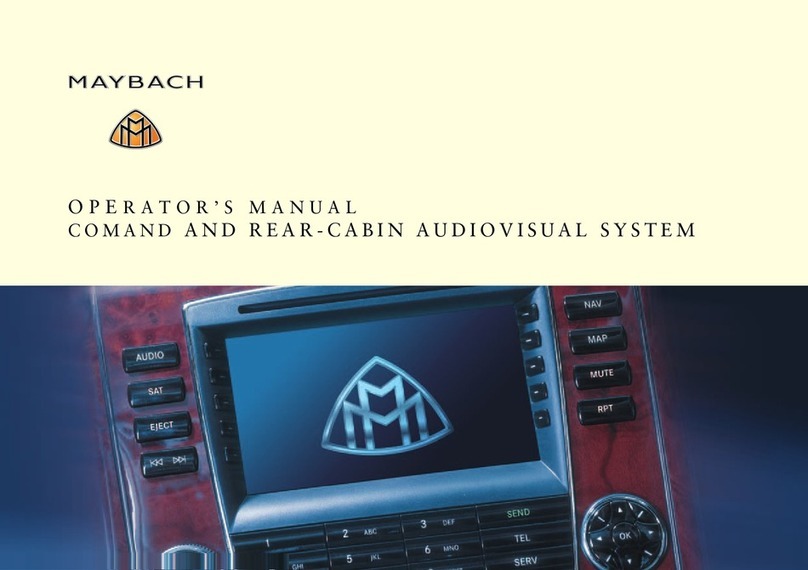 MAYBACH COMAND Operator's manual