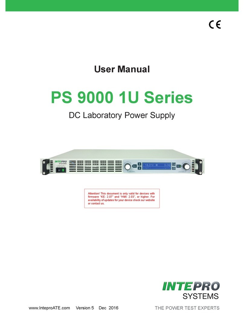 Intepro systems PS 9080-50 1U user manual