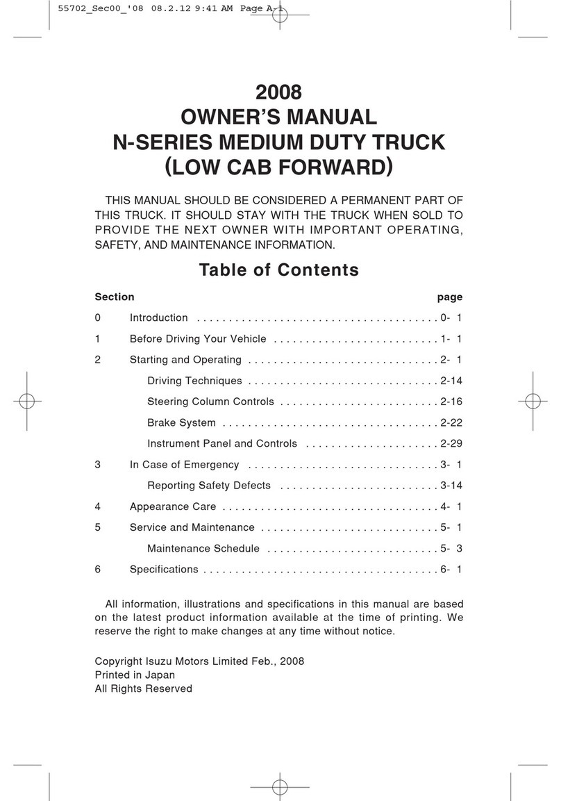 Isuzu NPR 2008 User manual