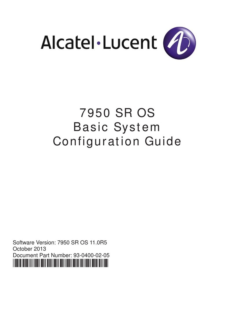 Alcatel-Lucent 7950 XRS Series User manual