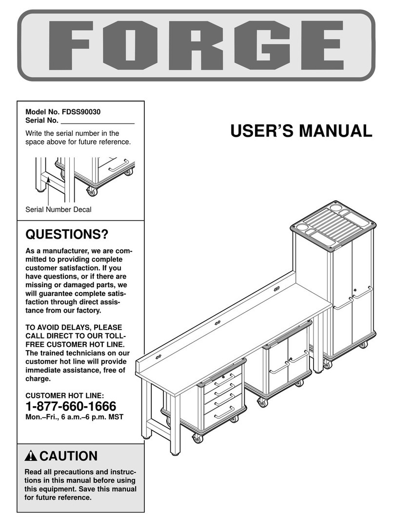 Forge FDSS90030 user manual Forge FDSS90030 user manual