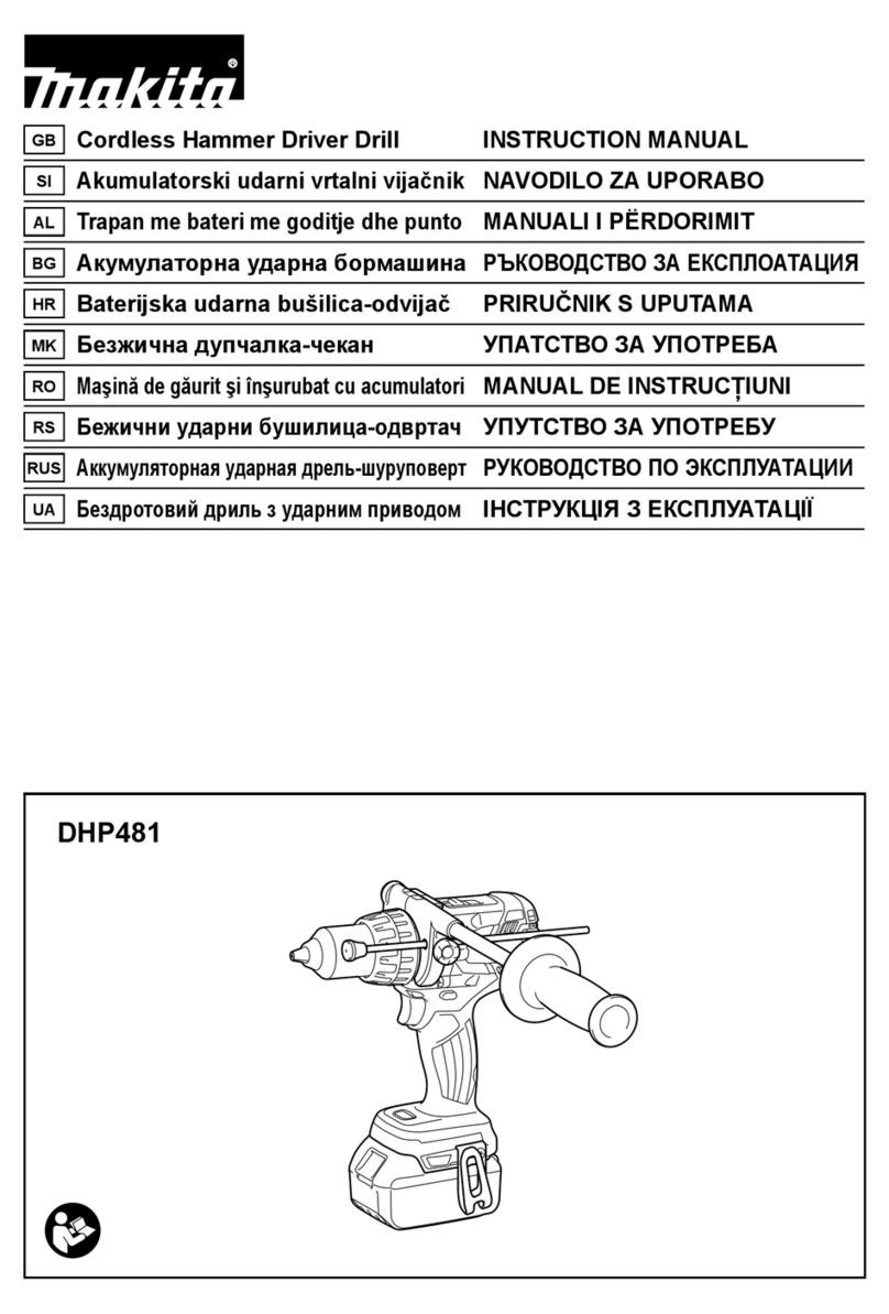 Makita DHP481 instruction manual
