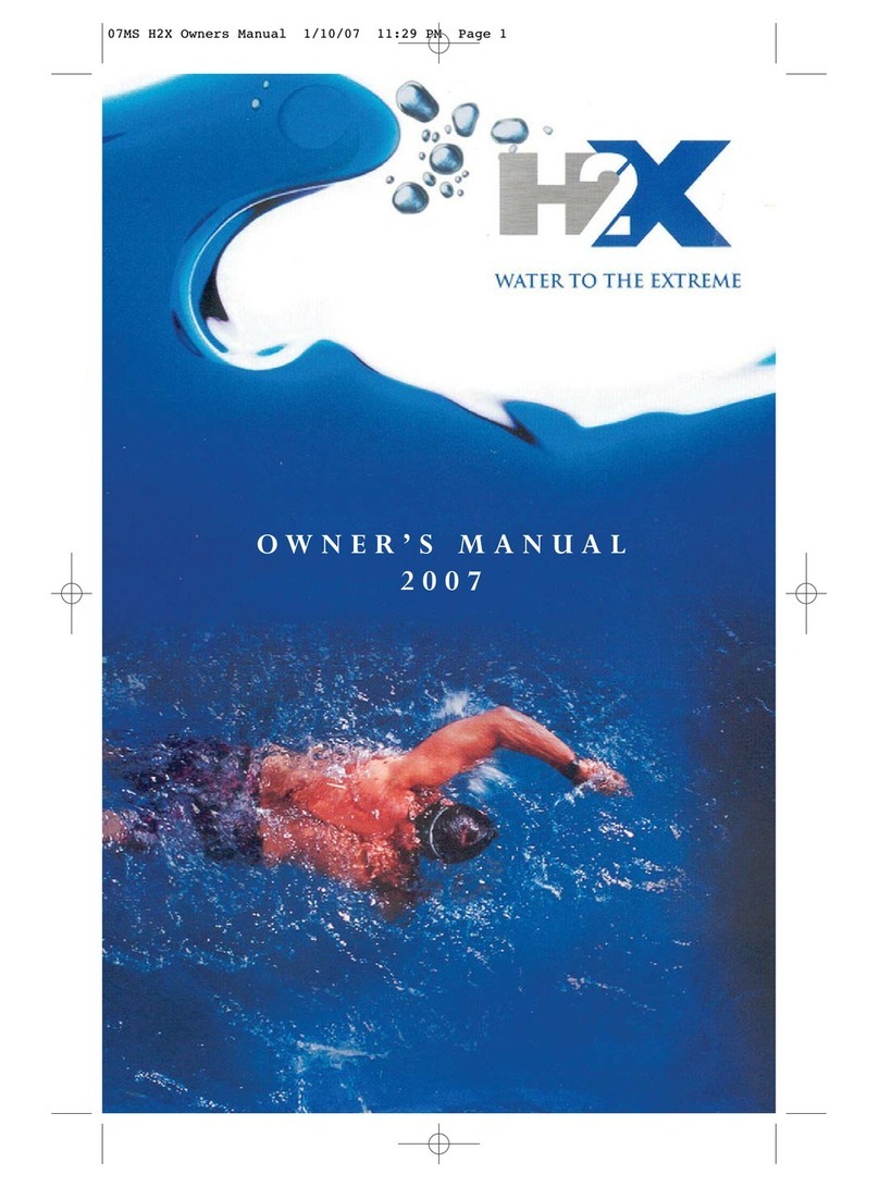 Master Spas H2X Challenger User manual