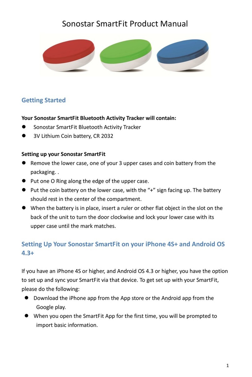 Sonostar SmartFit product manual