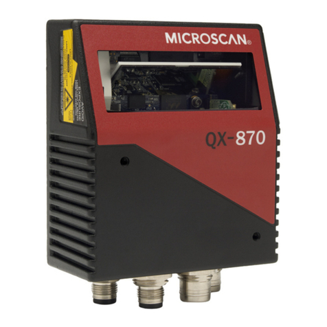 Microscan QX-870 User manual