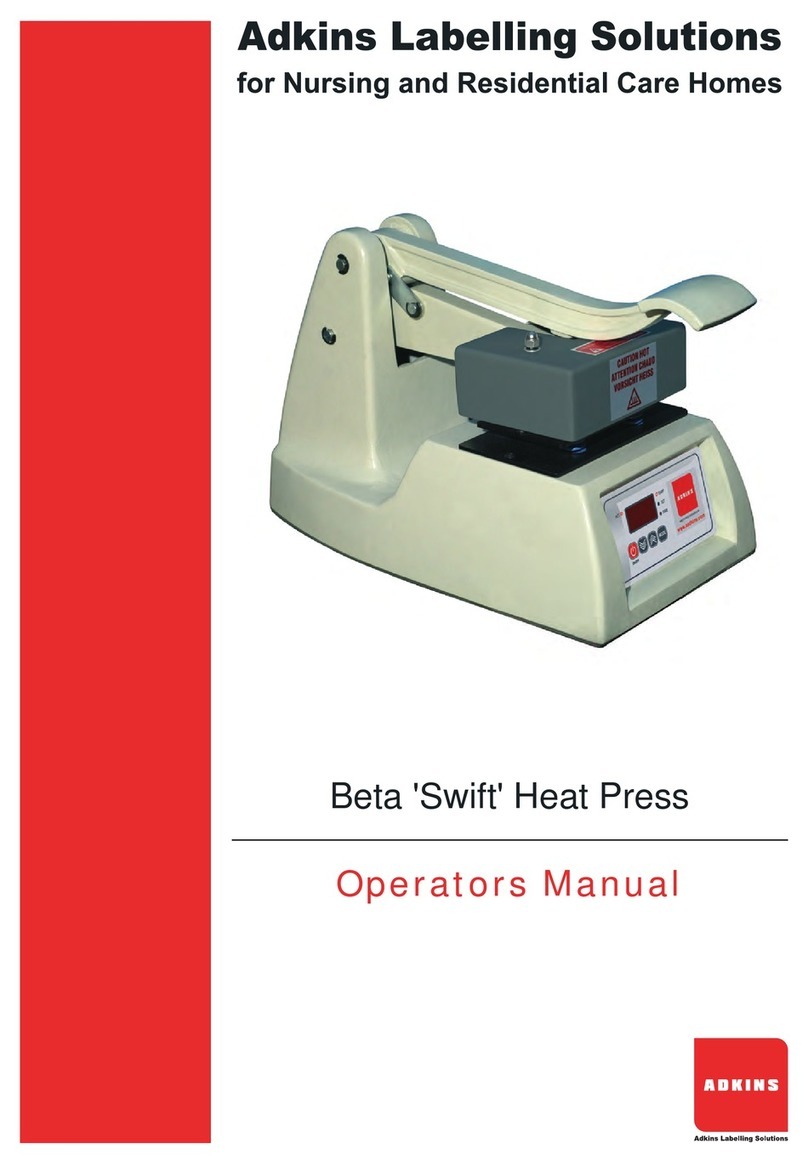 Adkins Beta Swift User manual