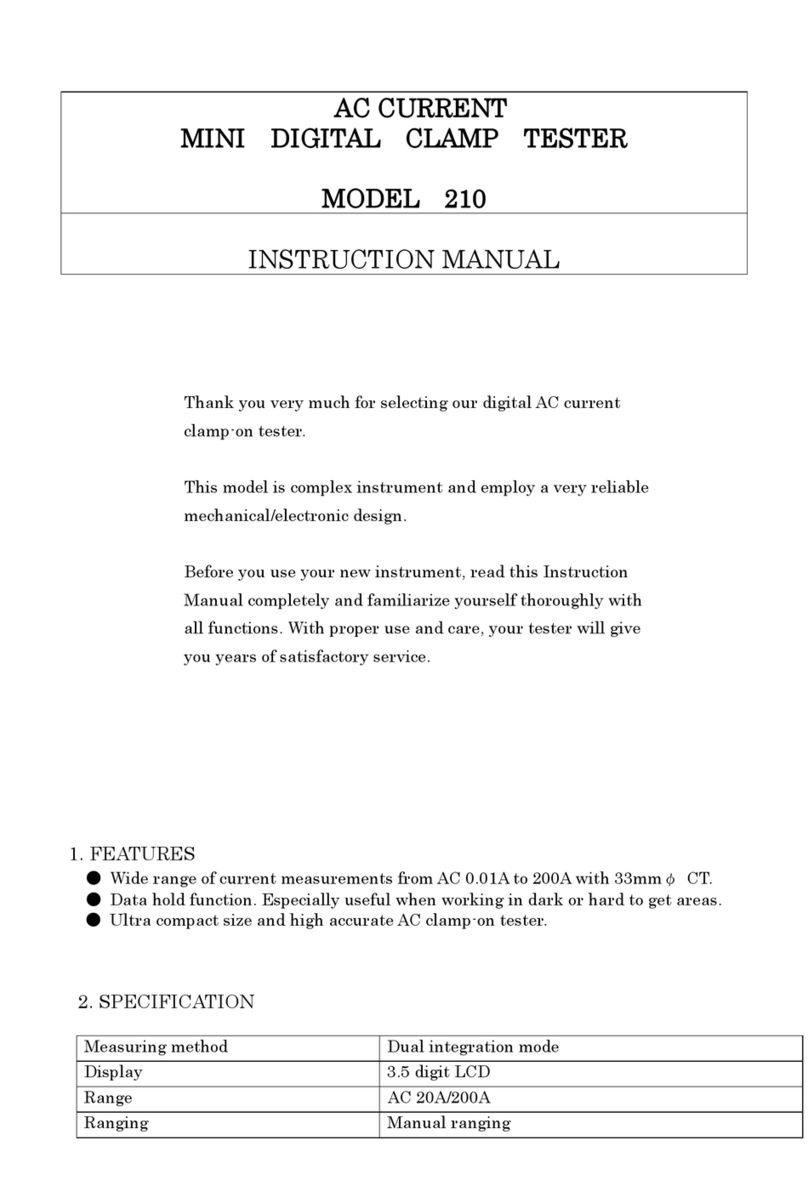 Multi 210 User manual