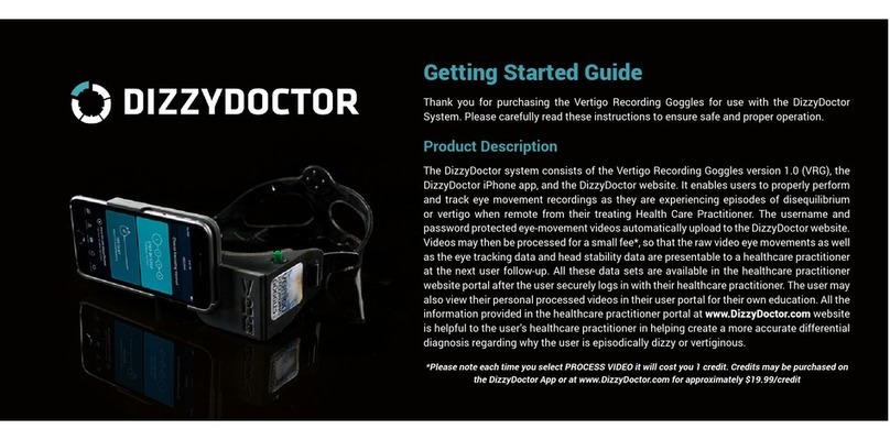 DizzyDoctor DDS40401 Getting started guide