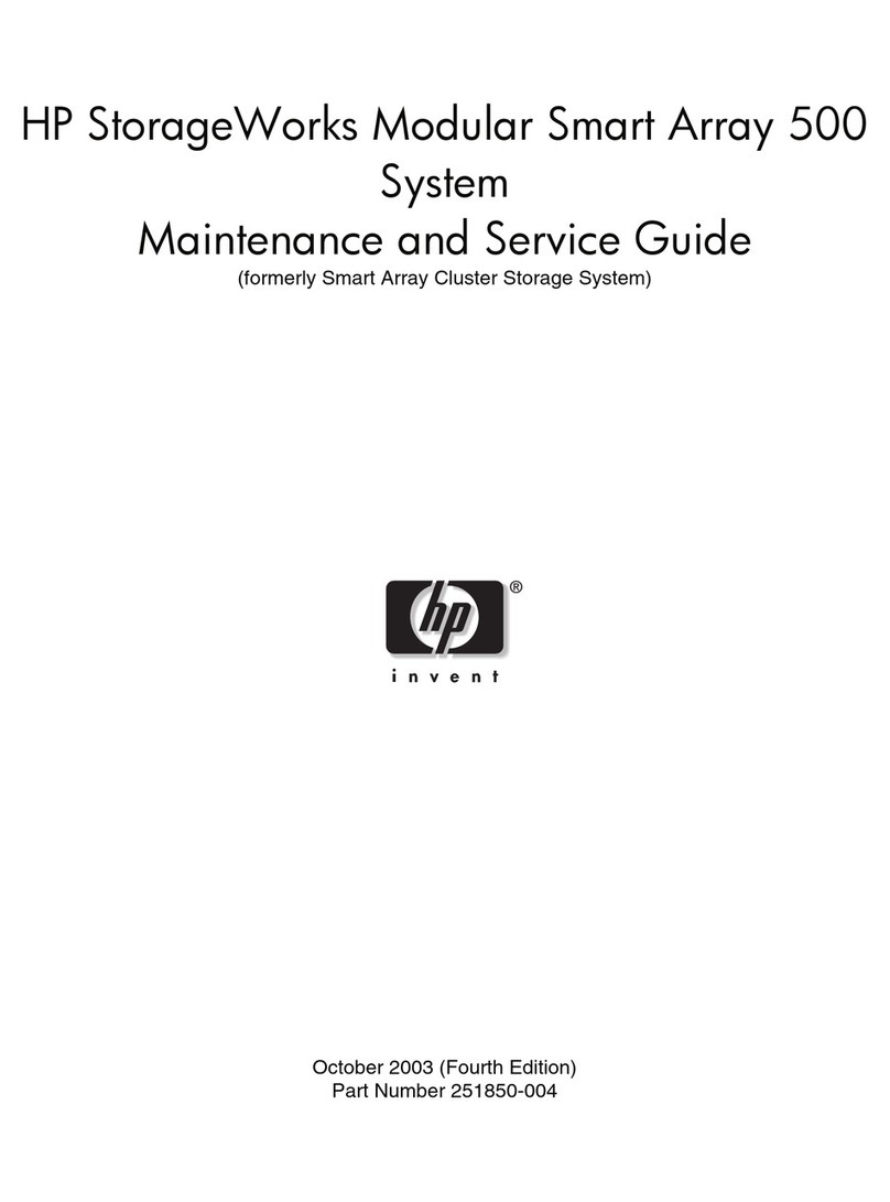 HP StorageWorks Modular Smart Array 500 System Manual