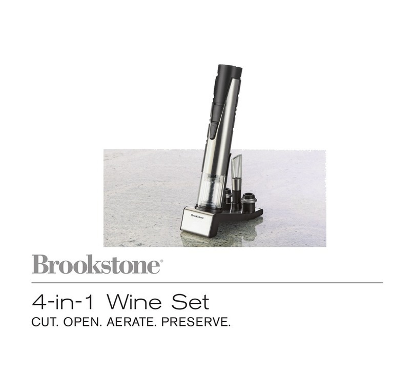 Brookstone 4-in-1 Wine Set user manual
