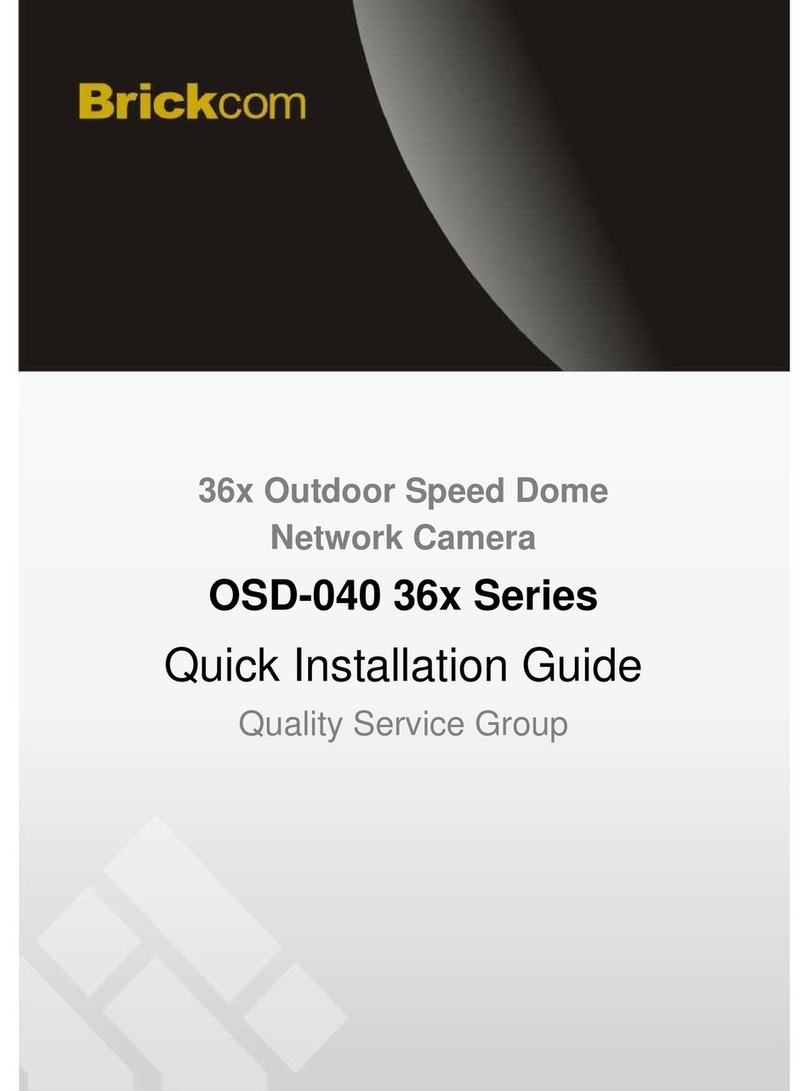 Brickcom OSD-040 36x Series Quick installation guide