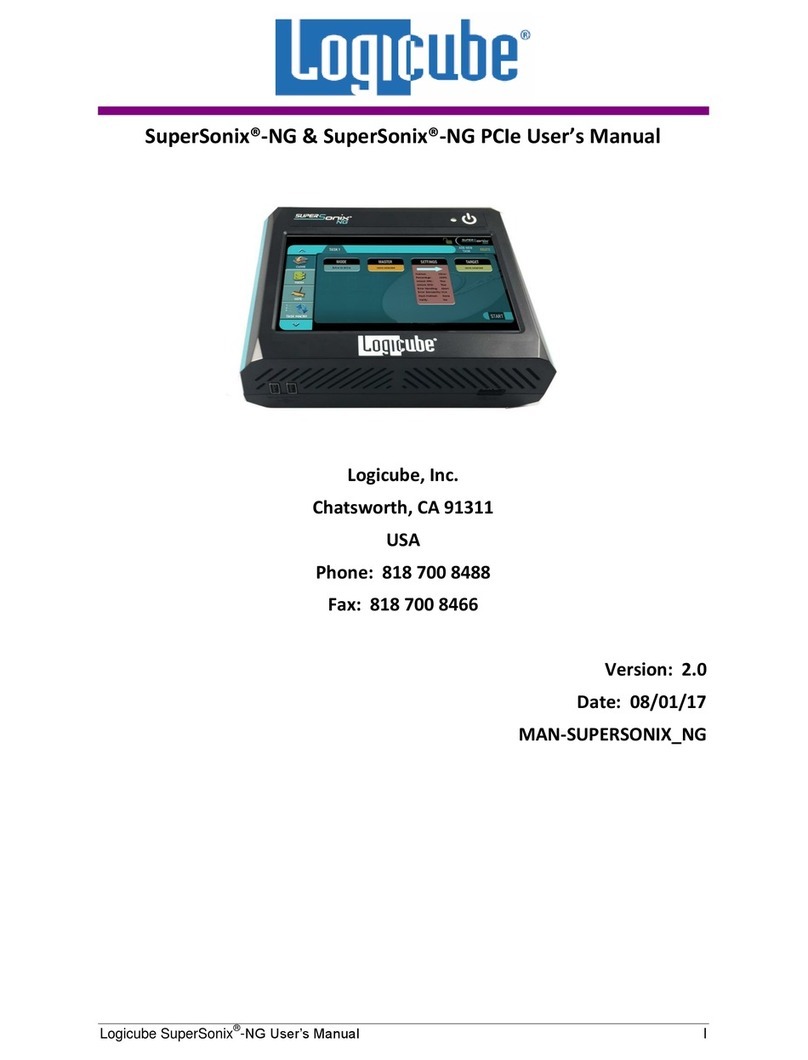 Logicube SuperSonix-NG User manual