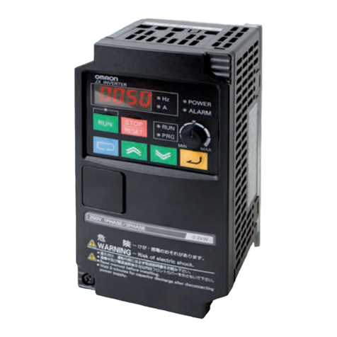Omron 3G3JX quick start guide