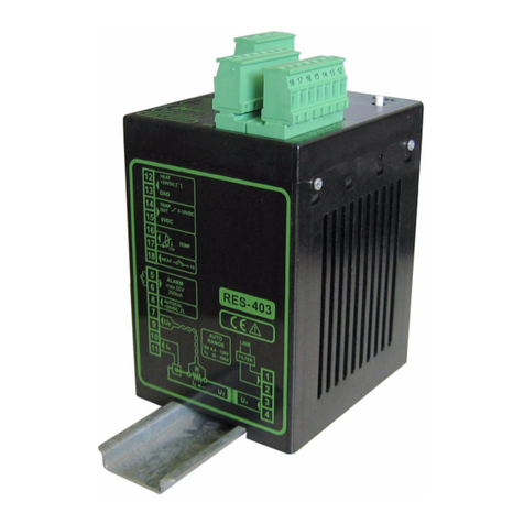 Toss ROPEX RESISTRON RES-403 operating instructions Toss ROPEX RESISTRON RES-403 operating instructions