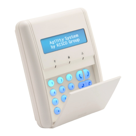 Risco Agility 2-way Wireless LCD Keypad user manual