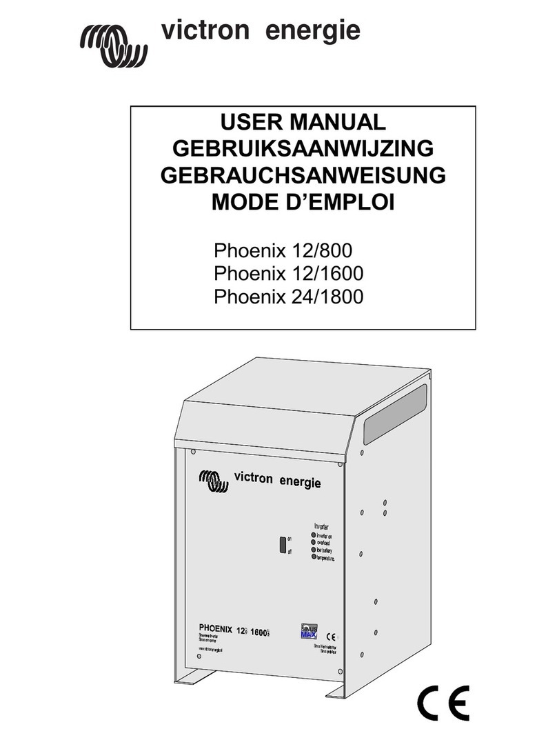 Victron energy Phoenix 12/800 user manual