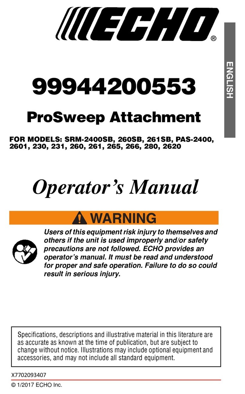 Echo ProSweep User manual