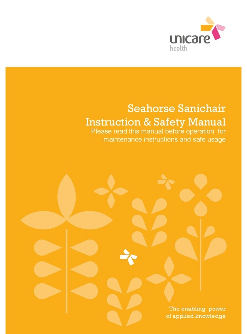 Unicare Health Seahorse Sanichair Instruction & safety manual