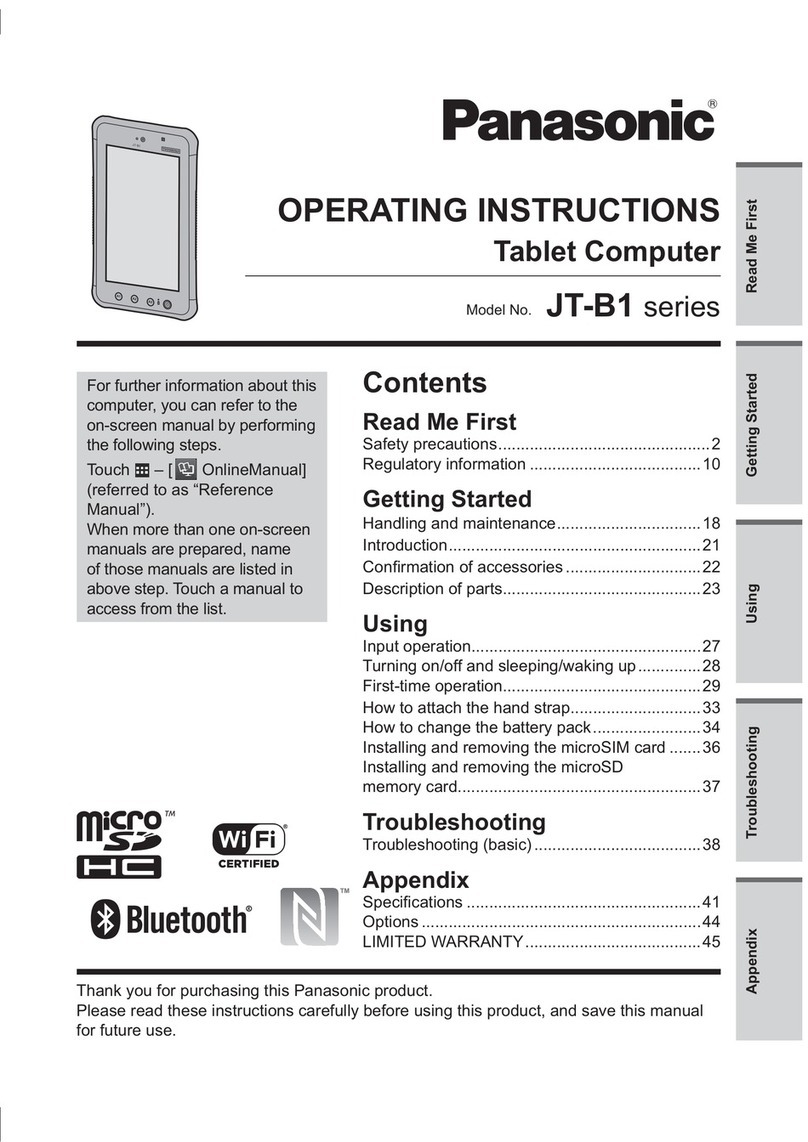 Panasonic JT-B1APAAZAM operating instructions