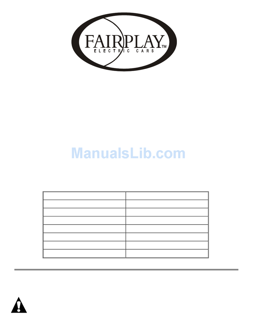 Fairplay 25930 Safety and operating instructions