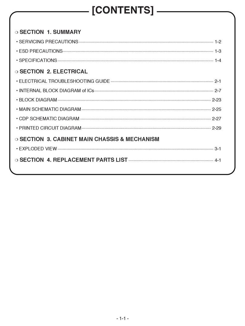 LG TCH-800 Service manual