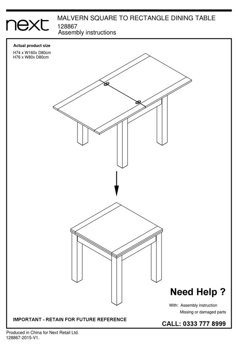 Next MALVERN 128867 Assembly instructions