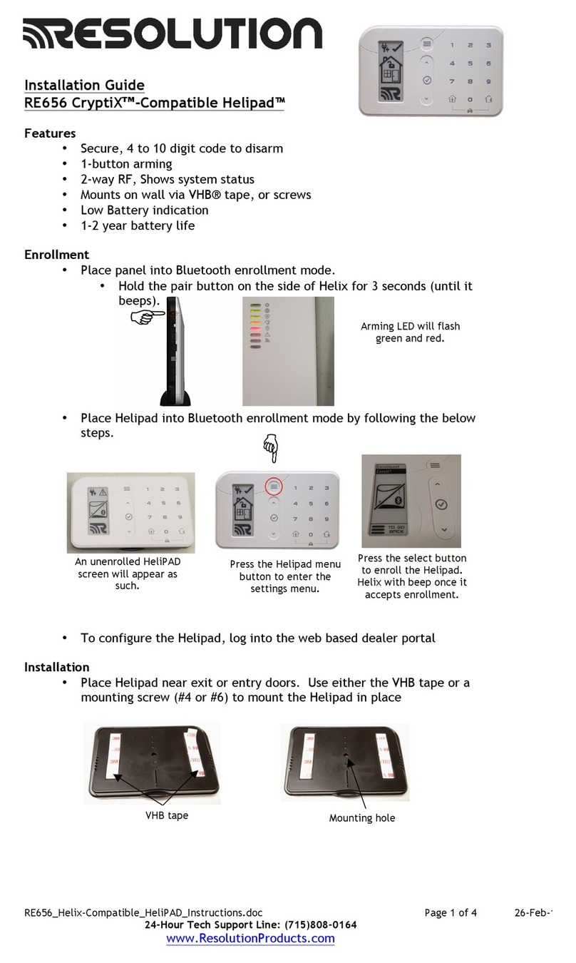 Resolution RE656 CryptiX installation guide