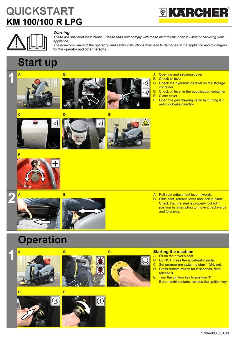 Kärcher KM 100 R LPG User manual