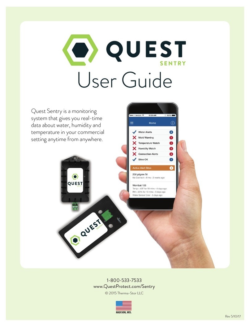thermastor Quest Sentry User manual