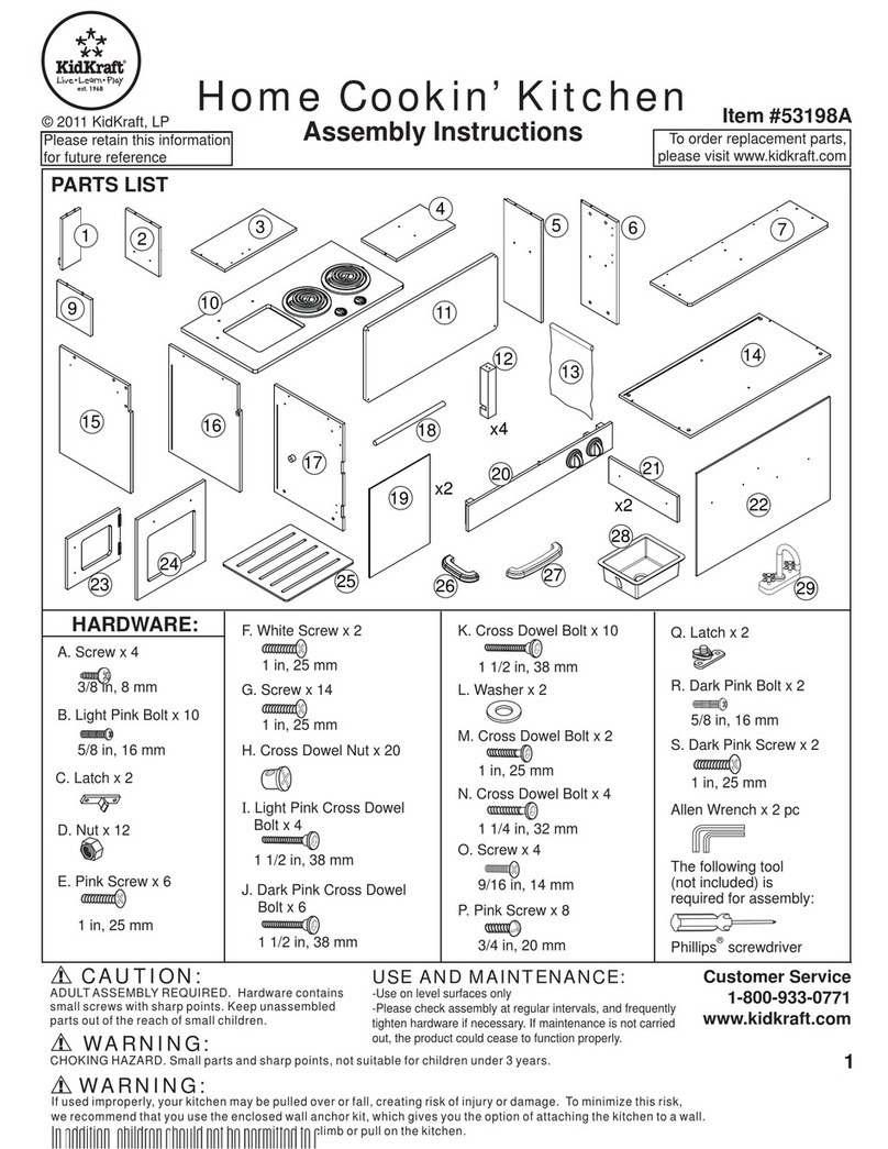 KidKraft 53198A Assembly instructions