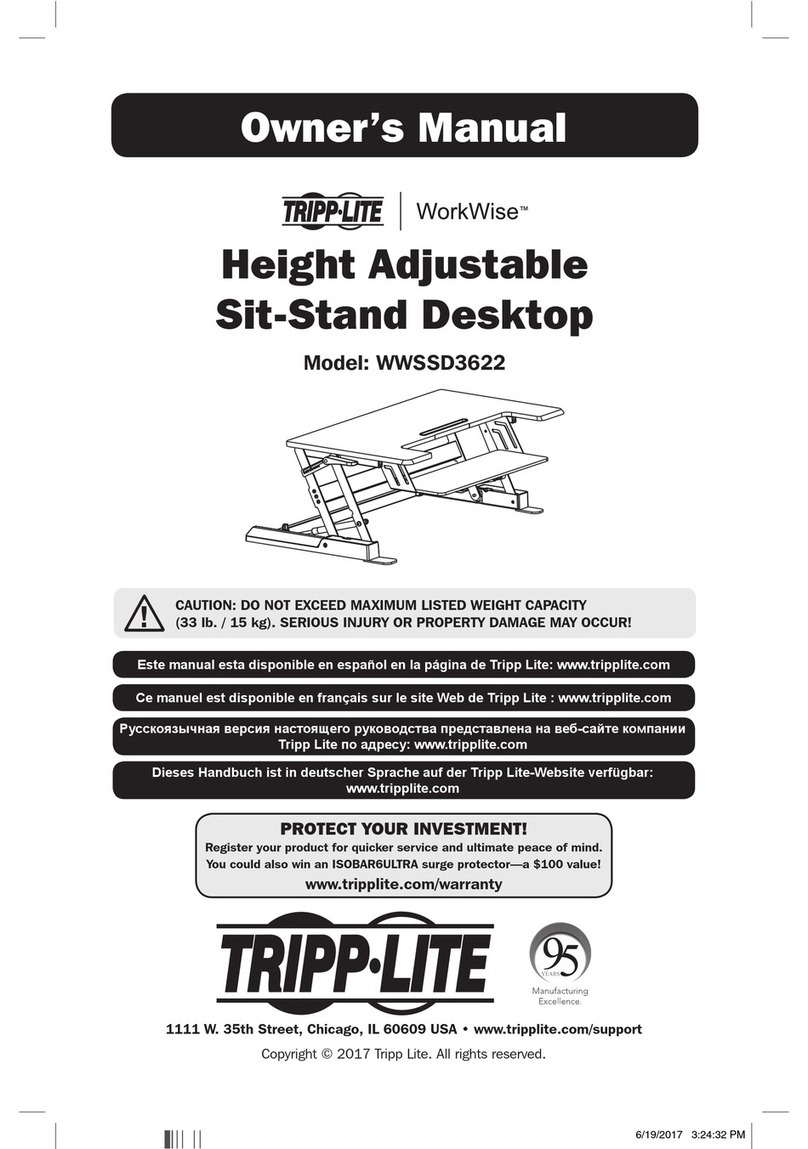 Tripp Lite WWSSD3622 User manual