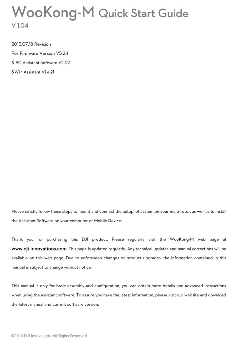dji WooKong-M User manual