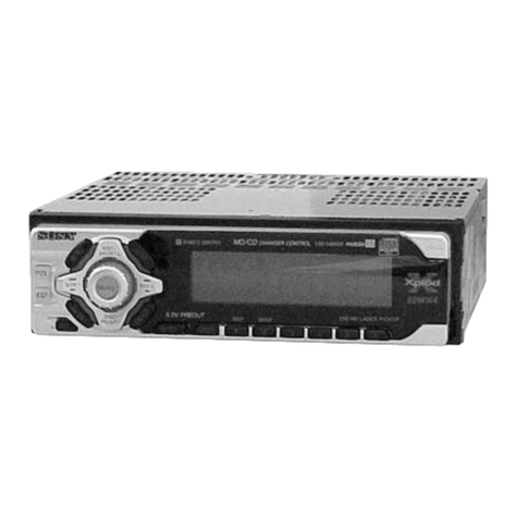 Sony CDX-CA650X - Fm/am Compact Disc Player User manual