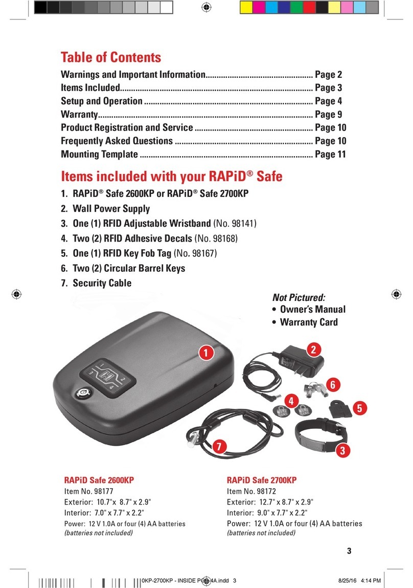 Rapid 2600KP User manual