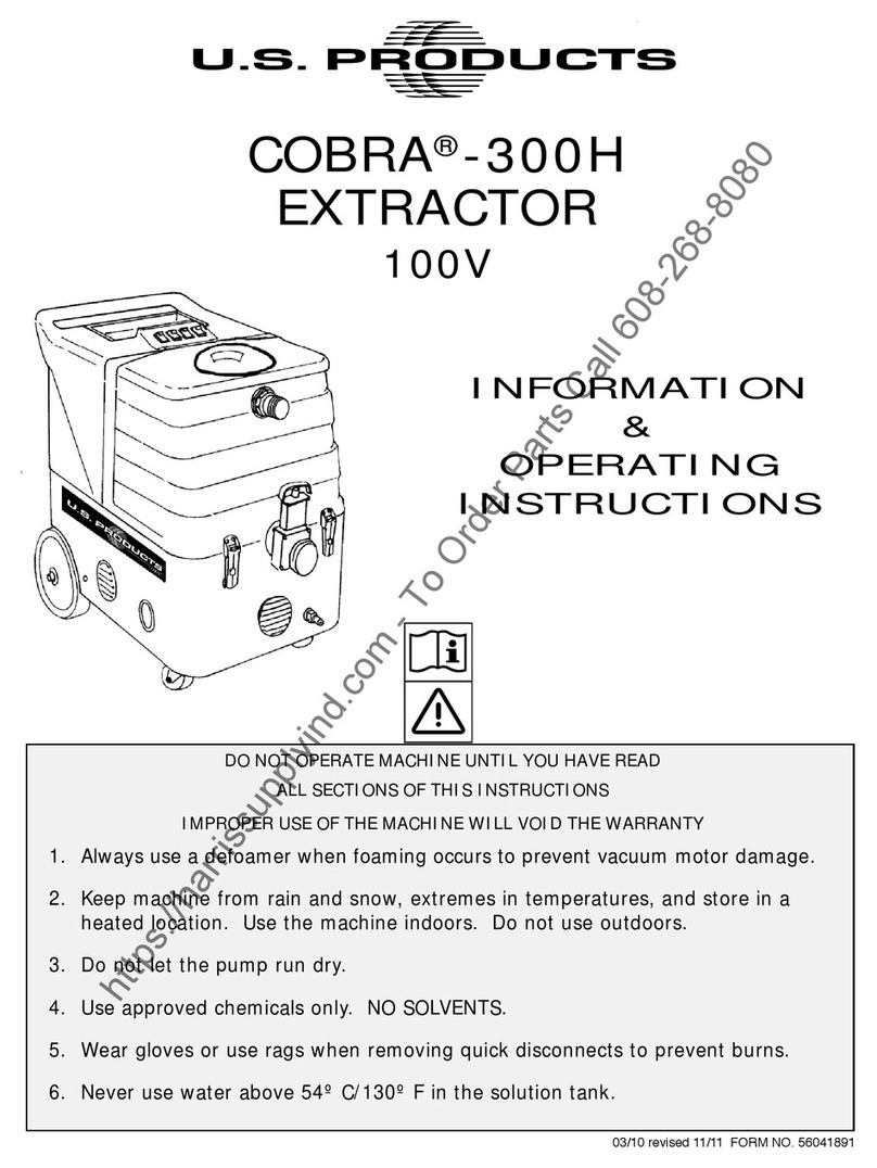 U.S. Products COBRA-300H operating instructions