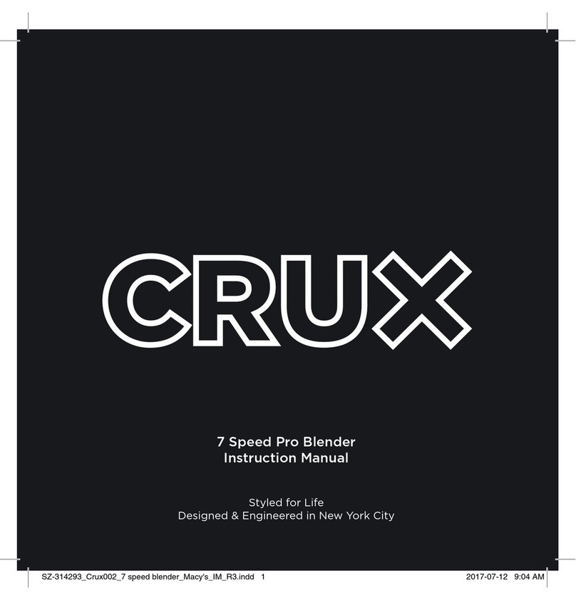 Crux CRUX002 User manual